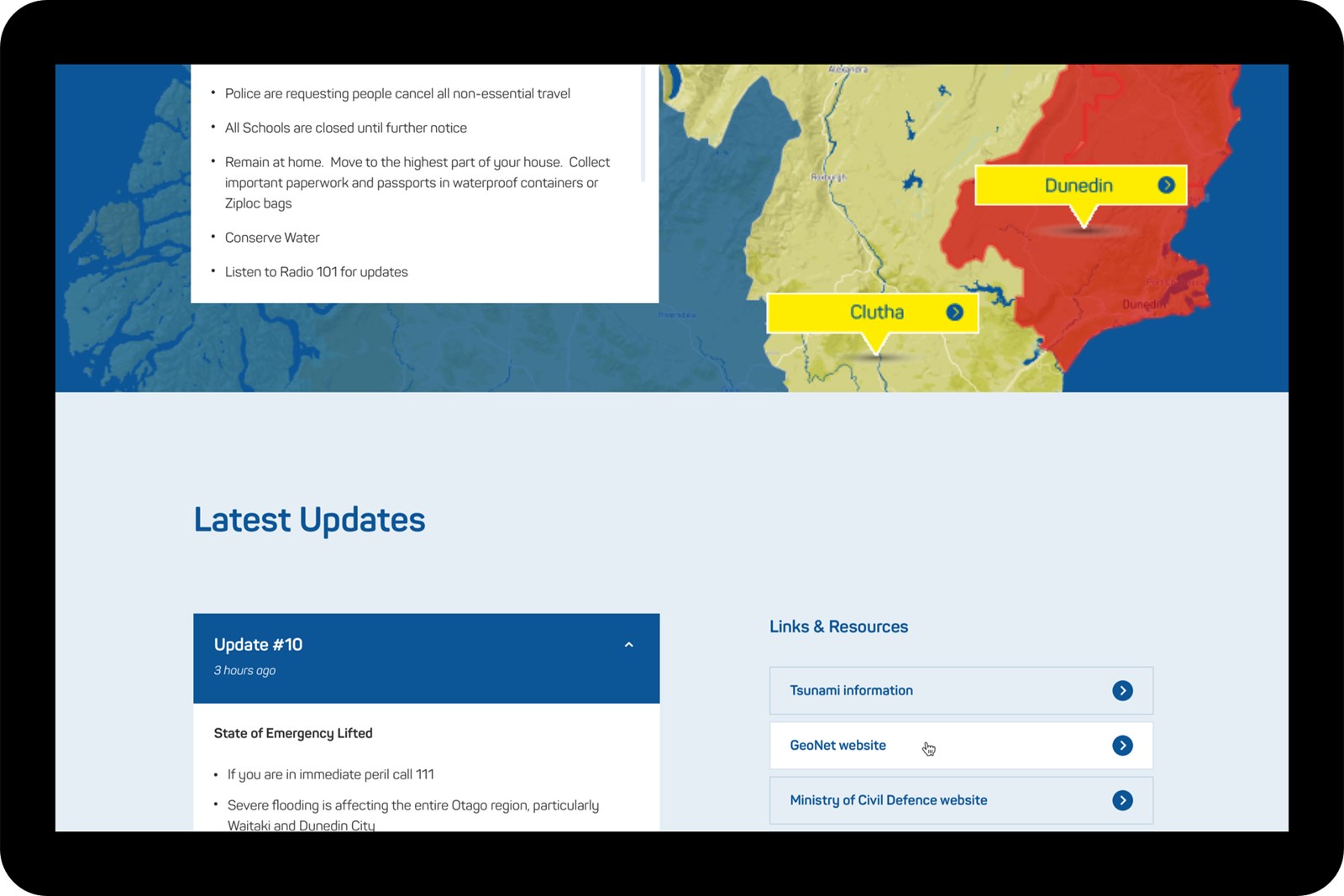 Otago Civil Defence And Emergency Management Website Nz Otago Civil Defence And Emergency Management Website Nz
